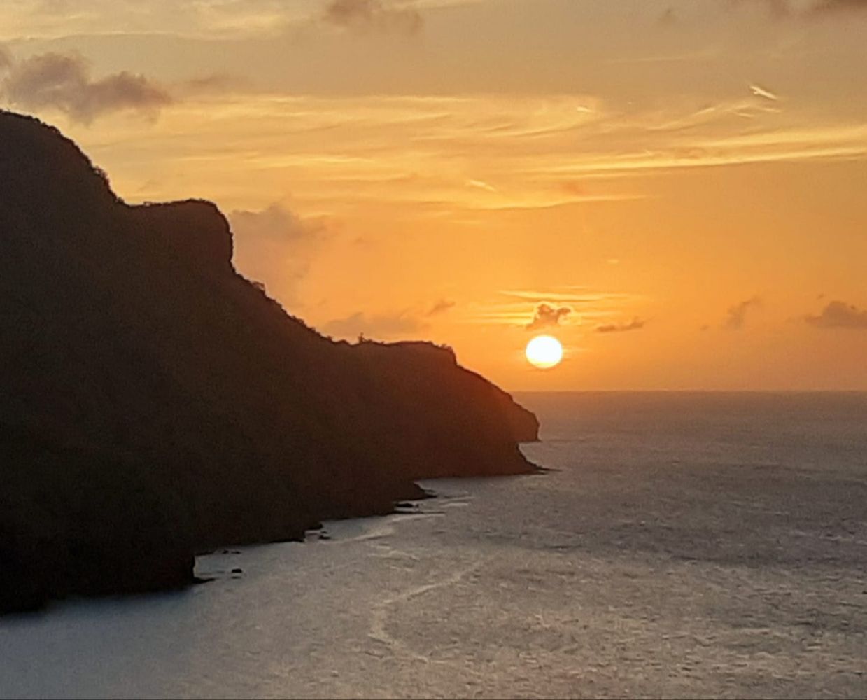Sunset over Moonhole